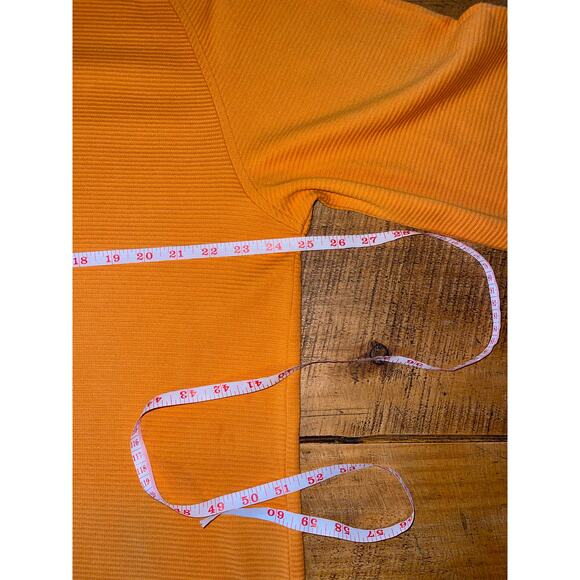Mens Tommy Bahama Relax Orange Pima Cotton Long Sleeve Ribbed Pullover Size XL‎ - Picture 10 of 11